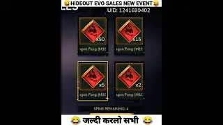 free fire hideout event l  special discount event today #freefire #shorts