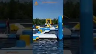 Bouncia Inflatable Water Park in Canada | Water Inflatables and Inflatable Water Games Manufacturer