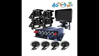Как подключить 4G GPS WIFI SD мобильный автомобильный видеорегистратор для просмотра в реальном времени на телефоне и ПК