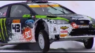 Ken Block Runs on the Snow: ONBOARD INCREDIBLE !!!!!!!!