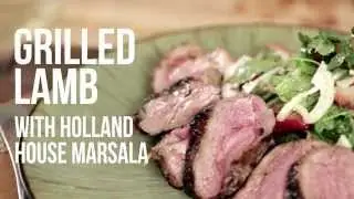 Grilled Lamb with Holland House Marsala