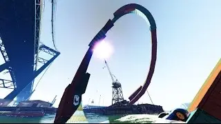 EPIC UPSIDE DOWN WALLRIDE, SWITCHING PARADISE AND WATERFALL COASTER | PS4 Racing with links