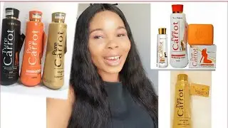 PURE CARROT  WHITENING |LOTION| GET A LIGHTER AND WHITER COMPLEXION IN JUST 14 DAYS |Honest review|