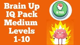 Brain Up IQ Pack Medium Level 1-10 WalkThrough Solution | Fazie Gamer
