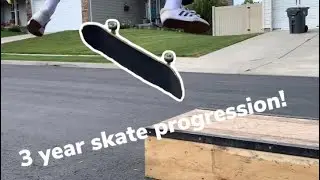 Fast 3 Year Skateboarding Progression