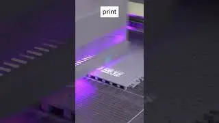 UV Printing Process&mdash;&mdash;Outdoor Basketball Court Flooring