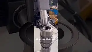 Hogi flanging machine#rotary #flanging #flat #tube #rotarymo #stainlesssteel #hogicncmachine