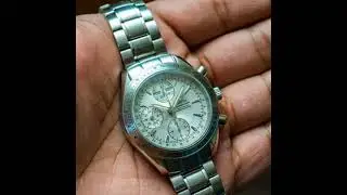 For Sale: OMEGA Speedmaster Day Date Triple Calendar Chronograph 3221.30.00 40mm white $2750