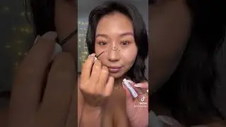 #ad trying the Lottie London freckle tint!! So cute!!