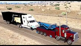 AMERICAn TRUCK SIMULATOR RUN # 79         OUR PETERBILT 388 WRECKER IS ON CALL