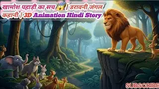 खामोश पहाड़ी का सच 😱 | डरावनी जंगल कहानी | 3D Animation Hindi Story