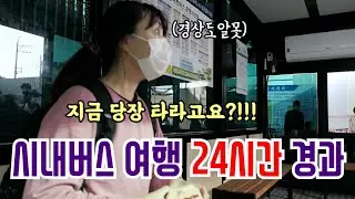 #3 시내버스 여행 난이도 최상 맞네요😭 ㅣ아슬아슬 마의 구간 넘어가기🔥