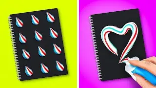TRUCURI ARTISTICE CREATIVE || Trucuri și provocări distractive de desen, marca 123 GO! GOLD