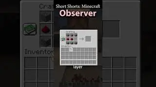 Observer &mdash; Короткие шорты от StrawberryGS &mdash; Рецепт крафта в Minecraft