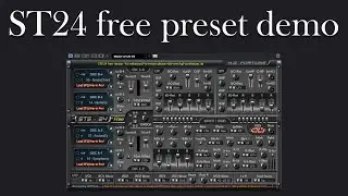 Free Synth VST ST24 demo by Jean Marc vIgnolo (no talking)