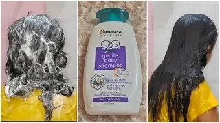 Himalaya gentle baby shampoo review and demo// 4 years girl hair care routine// harpreet tutorials