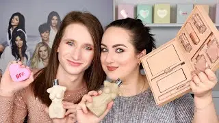 Trying EVERYTHING From the KKW Beauty Website!!! Makeup and Fragrance  Review with KIM'S #1 FAN!