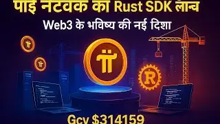 Pi Network new update Rust SDK web3 Future | GCV $314159&rdquo;|today channel |crypto to buy now|latest