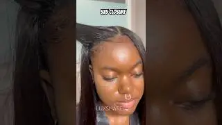 How to install a 5x5 Closure! Glueless Install! #closuresewin #5x5closure #houstonhairstylist