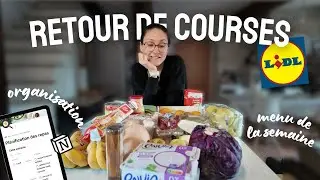 Retour de courses Lidl + id&eacute;es recettes et organisation