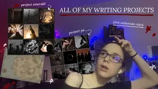 all of my writing projects | authortube introduction (my progress, projects, and the future)
