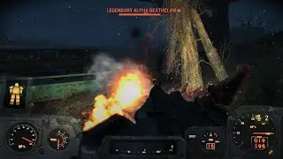 Fighting Legendary Alpha Deathclaw And Won!
