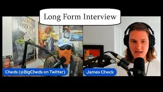 $BTC #Bitcoin Long Form Interview -Checkmatey aka James