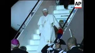 Benedict XVI returns from four day visit to Britain