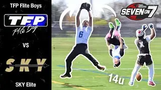 Prep Redzone's 14u 7 on 7 National's Semi-Final Game Highlights - TFP Flite Boys vs. SKY Elite