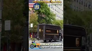 UPS DELIVERY TRUCK in New York City, NEW YORK USA JBManCave.com #Shorts