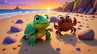 Five Baby Turtles Tap Their Toes | Fun Counting Song for Kids | Nursery Rhymes and Baby Songs