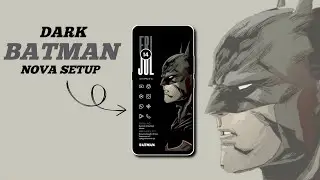 Dark Batman Nova Setup 2023 😍 | Nova Launcher Homescreen Setup #6 | In Hindi