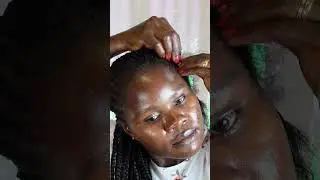Self Cornrow Hair Style