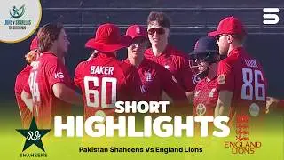 Short Highlights | Pakistan Shaheens vs England lions | Match 02 | T20I Series | ZN1K