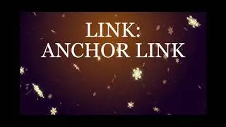 HTML Link: Anchor Link (PART 1)