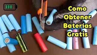 Como Reciclar Baterias De Laptop o De Herramientas Taladros - Baterias De Litio 18650 Recargables