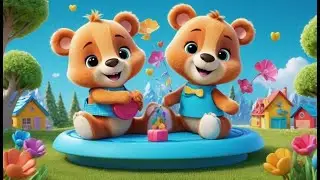 Diez ositos bailan en círculo | Canción Infantil de Números