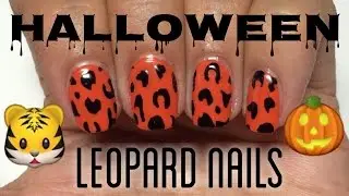 Halloween Leopard Nails Tutorial | Nail Polish Pursuit