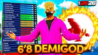 THIS 6'8 ISO BUILD IS UNSTOPPABLE in NBA 2K26 - BEST 6'8 DEMIGOD BUILD 2K26
