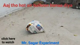 How to Make a Hot Air Balloon with newspaper at Home 🎈 