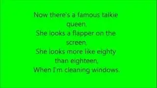When I'm cleaning windows