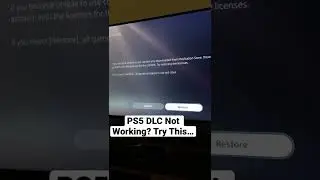 PS5 DLC Not Working? Try This&hellip; #PS5 #Playstation5 #Playstation #Shorts