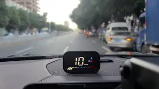 GM7 GPS Head-Up Display Auto Electronics HUD Projector Display Digital Car Speedometer Accessories