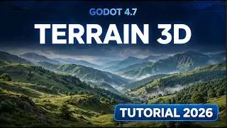 How to Install and Use Terrain 3d Addon in Godot 4.7