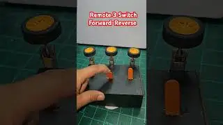 Handmade Remote :3 switch . Reverse-Forward #dcmotor #tech #youtubeshorts #dcmotorproject #remote