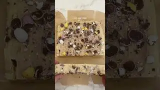 Would you try this mini egg fudge?✨🤩 #minieggs #easterbaking #fudge #shorts