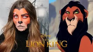 Quick & Easy SCAR LION KING TRANSFORMATION!! HALLOWEEN MAKEUP