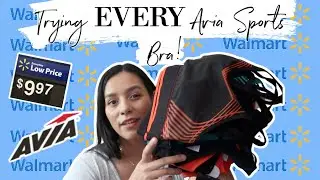 😬Trying EVERY Avia Sports Bra!Walmart Activewear Review!Can these work for a 36D?Is it worth it?👀
