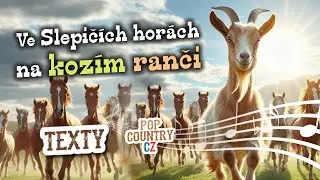 Ve Slepičích horách na kozím ranči / česká pop-country písnička (texty)