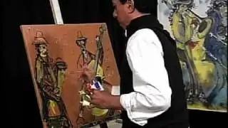 Fausto Films presents Enrique Gonzalez painting and playing No Tengo Lagrimas